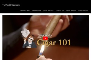 Screenshot of The Weekly Cigar