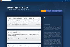 Screenshot of Ramblings of a Ben