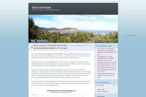 Screenshot of Ibiza real estate
