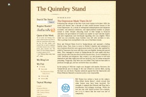 Screenshot of The Quinnley Stand