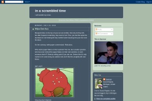 Screenshot of in a scrambled time