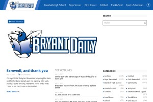 Screenshot of Bryant Daily