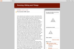 Screenshot of Running riding and things