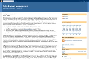 Screenshot of Agile Project Management