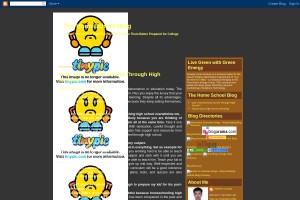 Screenshot of The Home School Blog