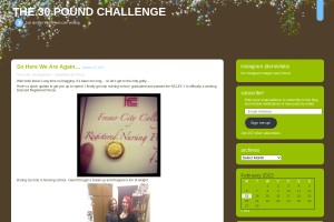 Screenshot of The 30 Pound Challenge