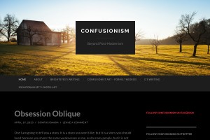 Screenshot of Confusionism - Beyond Post Modernism