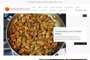 Screenshot of Caribbean Pot - Caribbean Recipes - Caribbean Cooking