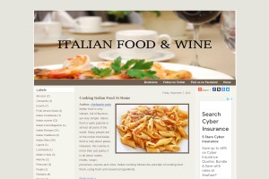 Screenshot of Italian Food And Wine