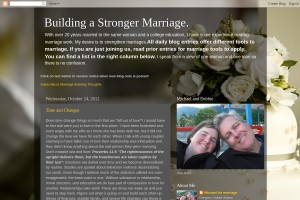 Screenshot of Building a Stronger Marriage.