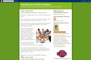 Screenshot of Managing the Global Workplace