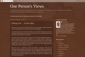 Screenshot of One Person's Views