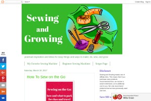 Screenshot of Sewing and Growing