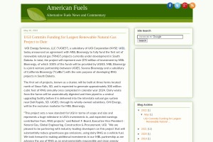 Screenshot of American Fuels