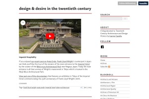 Screenshot of Design and Desire in the Twentieth Century