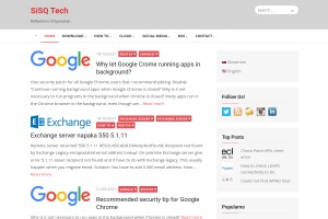 Screenshot of SiSQTech