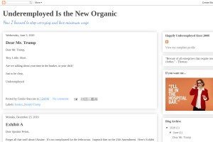 Screenshot of Underemployed is the New Organic