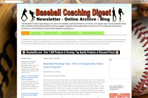 Screenshot of The Baseball Coaching Digest