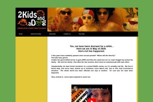 Screenshot of 2 kids and a dog