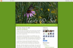 Screenshot of Taste & See