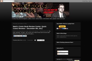 Screenshot of Mark's Everything Blog of Goodness