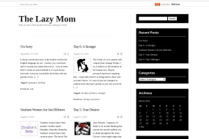 Screenshot of The Lazy Mom