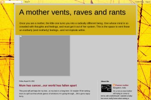 Screenshot of A mother vents, raves and rants