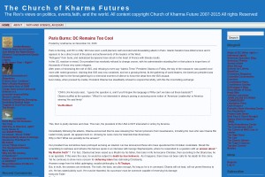 Screenshot of The Church of Kharma Futures