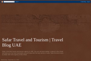 Screenshot of Safar Travel and Tourism | Travel Blog UAE