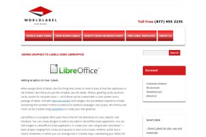 Screenshot of World label Blog: Labels, printables, open source & more