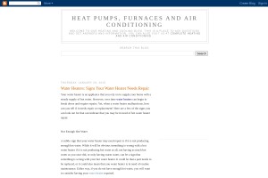 Screenshot of Heat Pumps, Furnaces and Air Conditioning