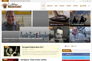 Screenshot of Latino Music CafeÂ |Â Uniting the Latin Music community