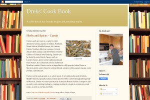 Screenshot of Dreks' Cook Book