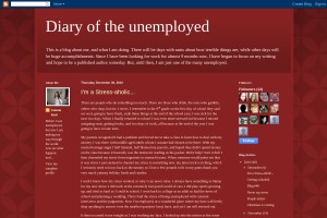 Screenshot of Diary of the unemployed