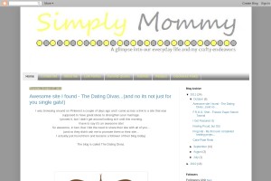 Screenshot of Simply Mommy