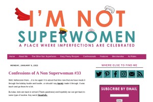 Screenshot of I Am Not Superwoman