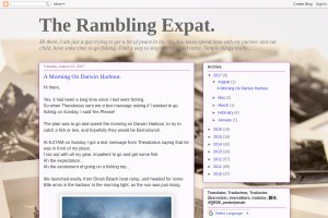 Screenshot of The Rambling Expat.