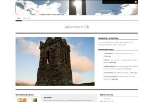 Screenshot of Wanderlust: The Writings of Adam Cutter