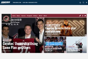 Screenshot of Howlin' Hockey | A Phoenix Coyotes blog