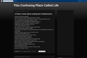 Screenshot of This Confusing Place Called Life