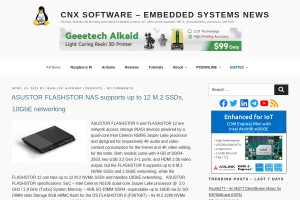 Screenshot of CNXSoft â€“ Embedded Software Development