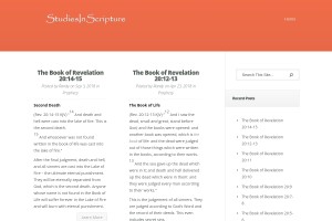 Screenshot of Studies In Scripture