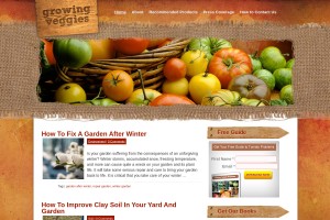 Screenshot of How to Grow Veggies