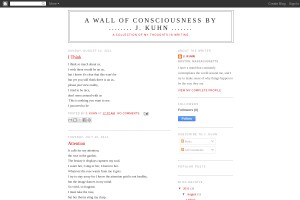 Screenshot of A Wall of Consciousness by ........ J. Kuhn .......