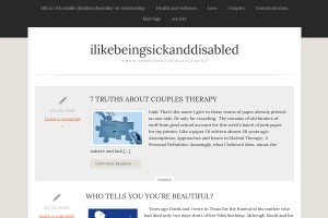 Screenshot of ilikebeingsickanddisabled