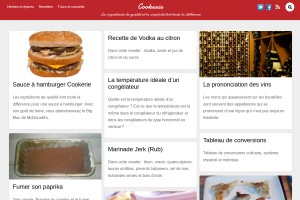 Screenshot of COOKERIE.COM