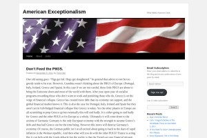 Screenshot of Morning in America | Thoughts on American Exceptionalism