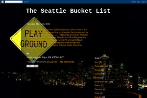 Screenshot of The Seattle Bucket List