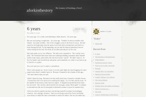 Screenshot of aforkinthestory