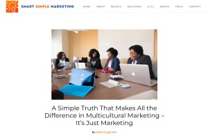 Screenshot of Smart Simple Marketing